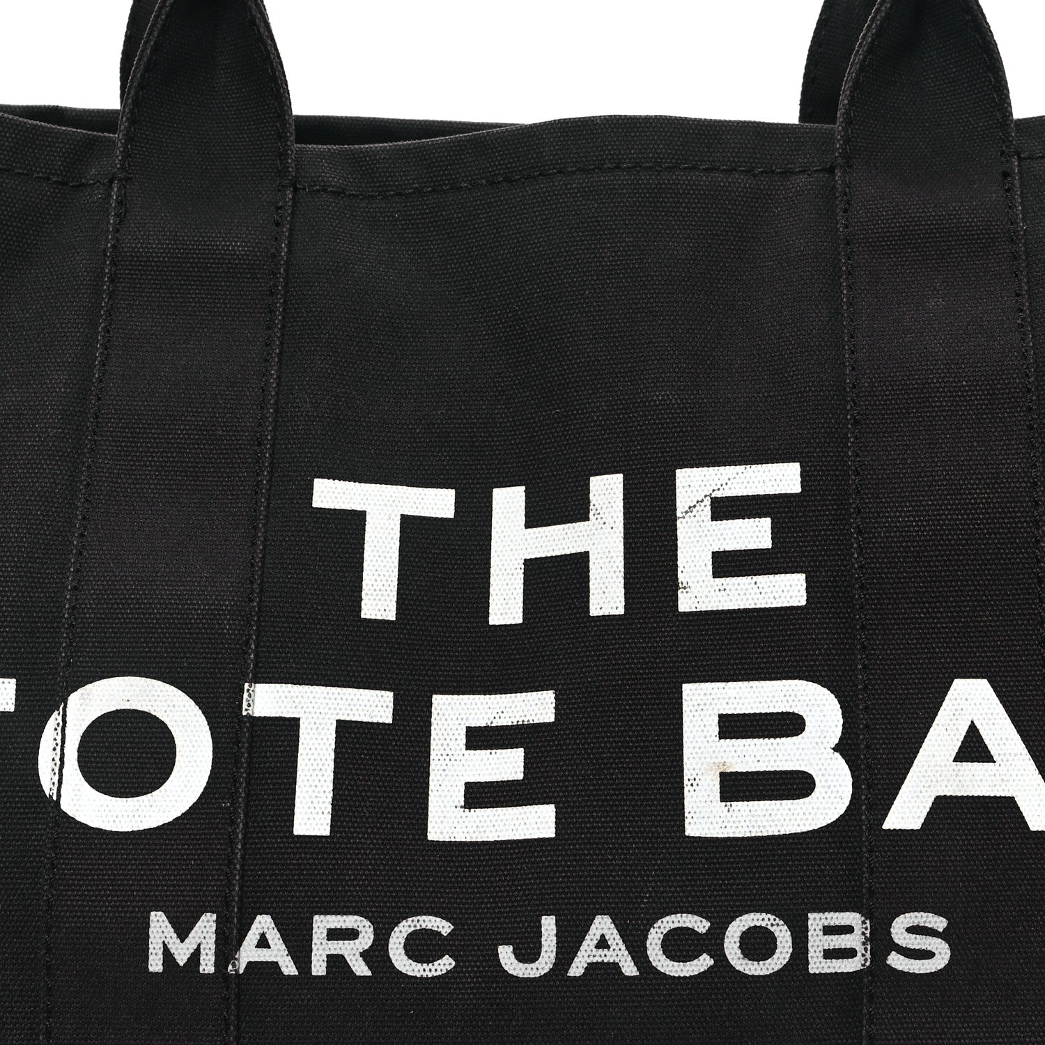 Marc Jacobs Cotton Canvas Large The Tote Bag Black 8 of 12