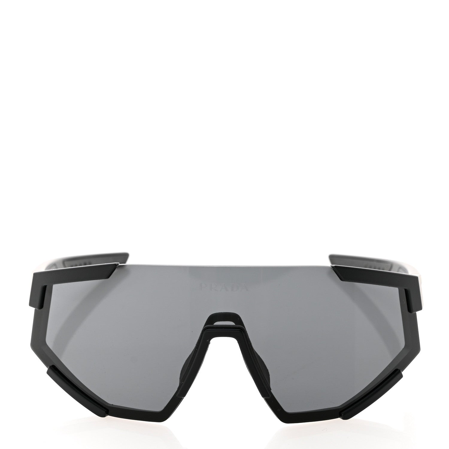 Prada Metal Rubber Linea Rossa Sport Sunglasses SPS 04W Black 3 of 8