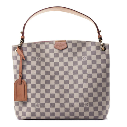 Louis Vuitton Damier Azur Graceful PM Rose Ballerine 1 of 4