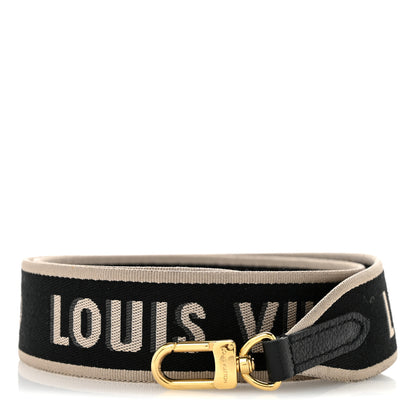 Louis Vuitton Jacquard Diane Shoulder Strap  Black Ivory 1 of 5