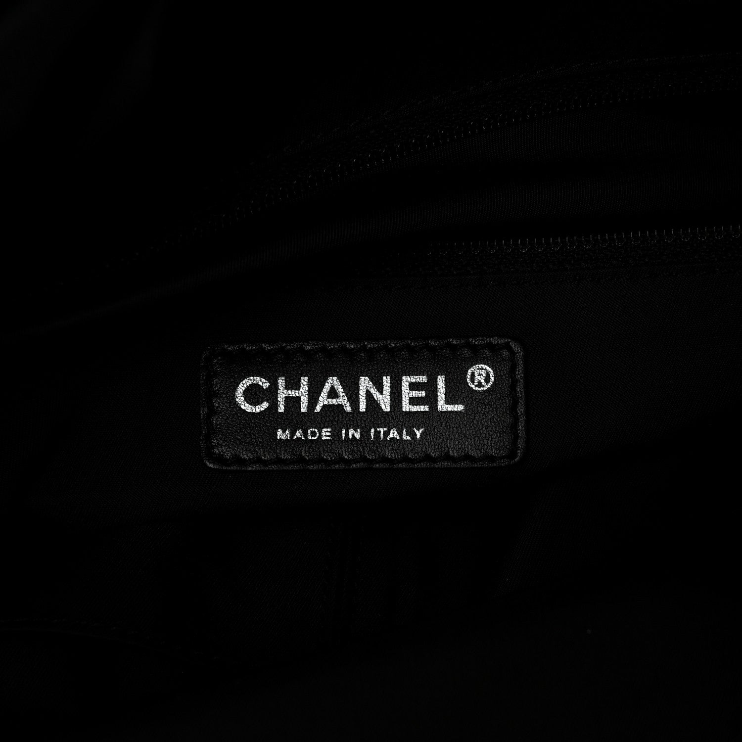Chanel Vinyl Quilted Large Paris Biarritz Tote Black 6 of 14