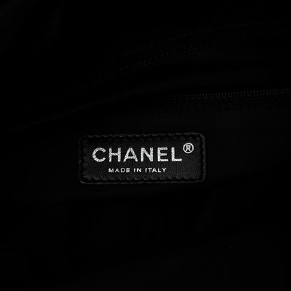 Chanel Vinyl Quilted Large Paris Biarritz Tote Black 6 of 14