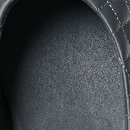 Chanel Lambskin Quilted Cap Toe Ballerina Flats 40 Charcoal Black 10 of 12