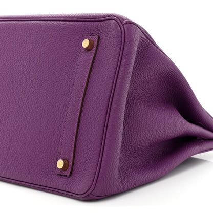 Hermes Togo BIRKIN 35 Anemone 8 of 17