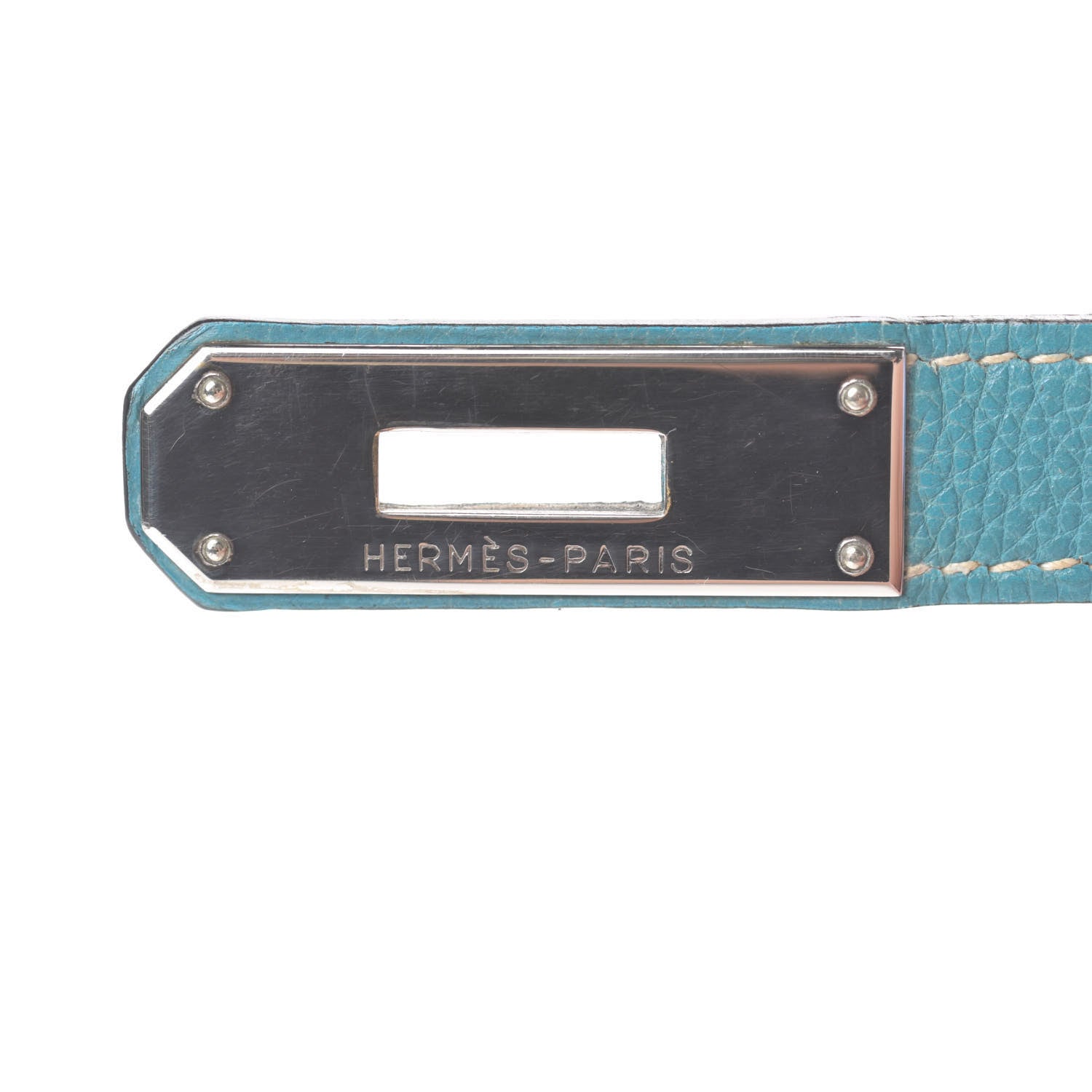 Hermes Taurillon Clemence Birkin 30 Blue Jean 26 of 46
