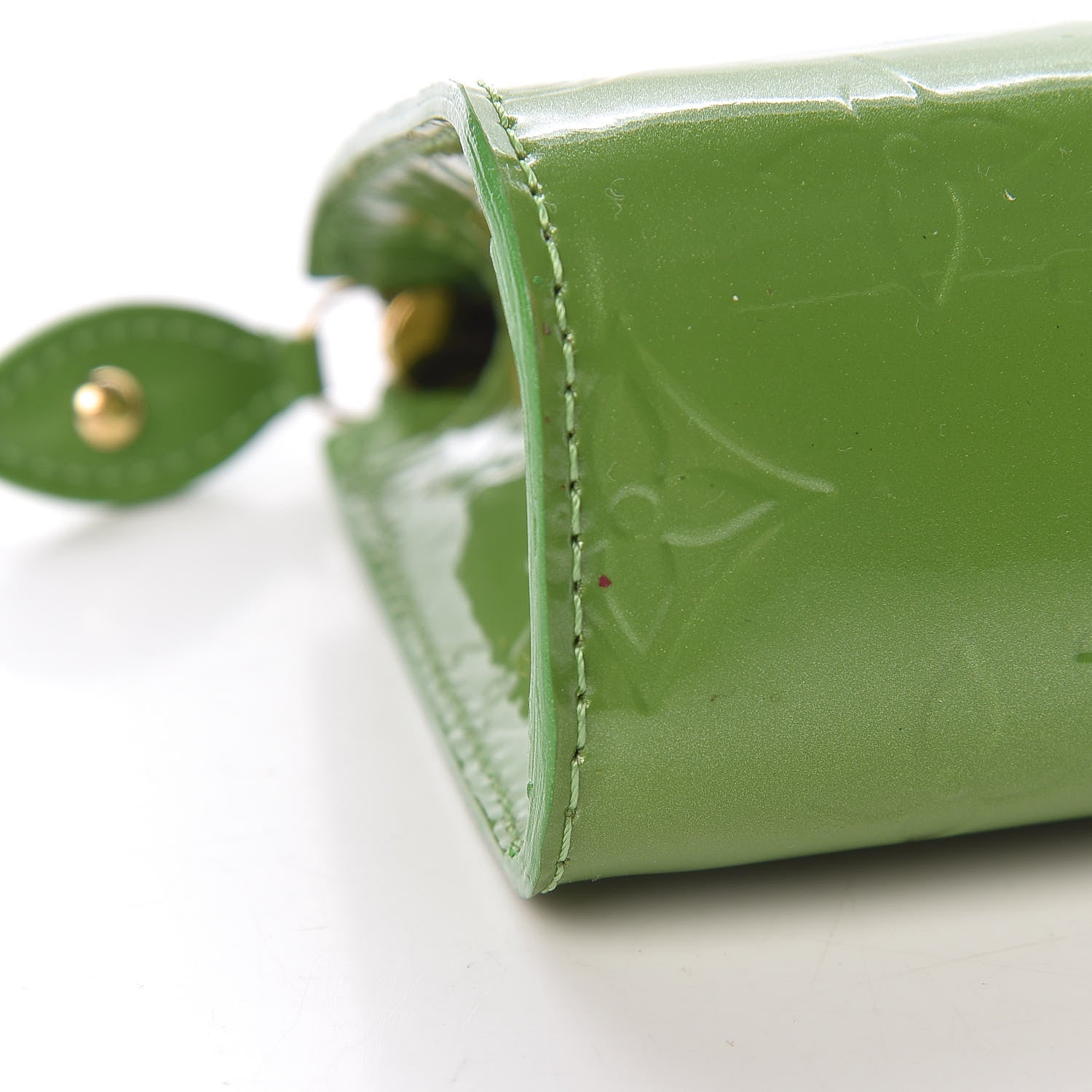 Louis Vuitton Vernis Trousse Cosmetic Pouch Vert Tonic 10 of 11