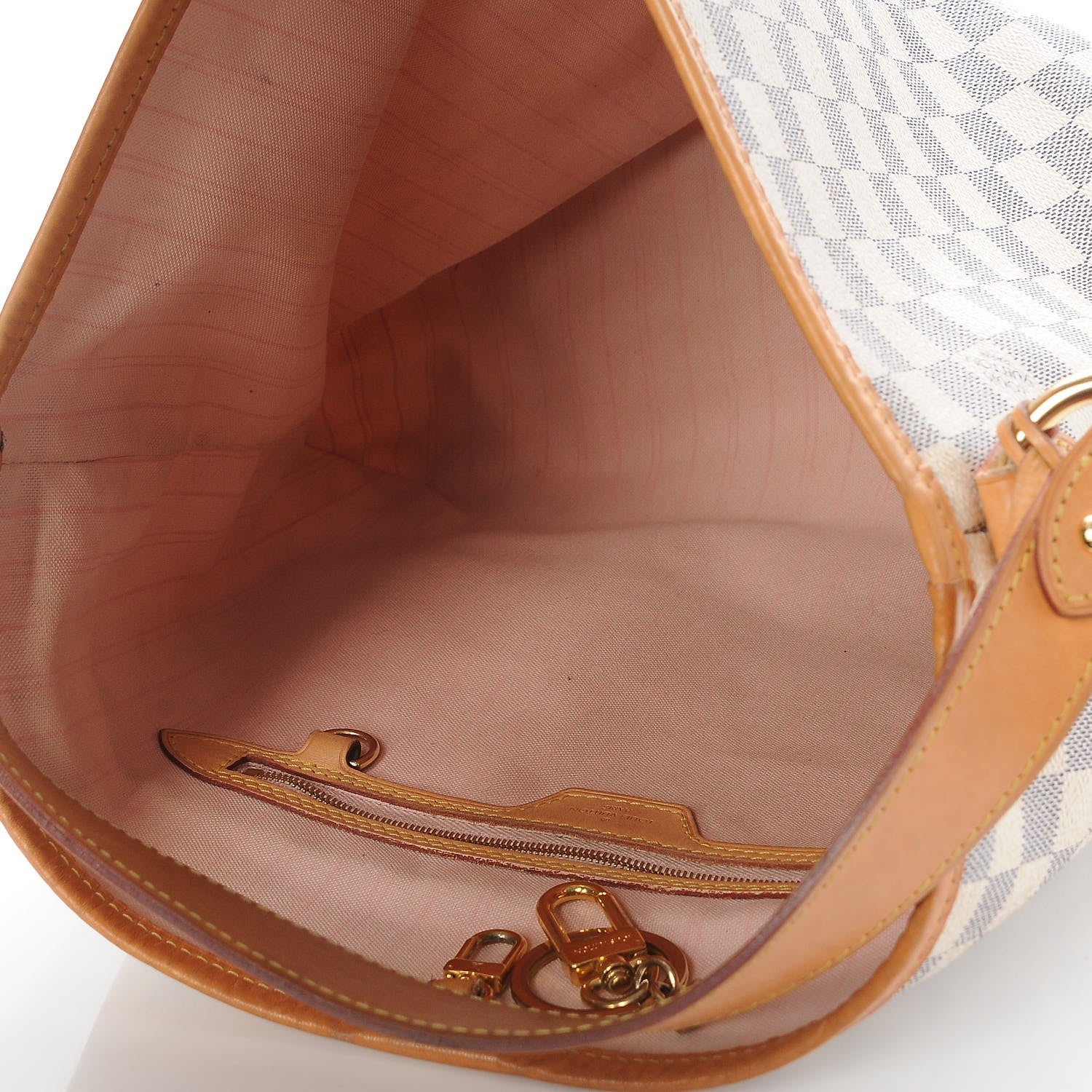 Louis Vuitton Damier Azur Delightful PM Rose Ballerine 5 of 13