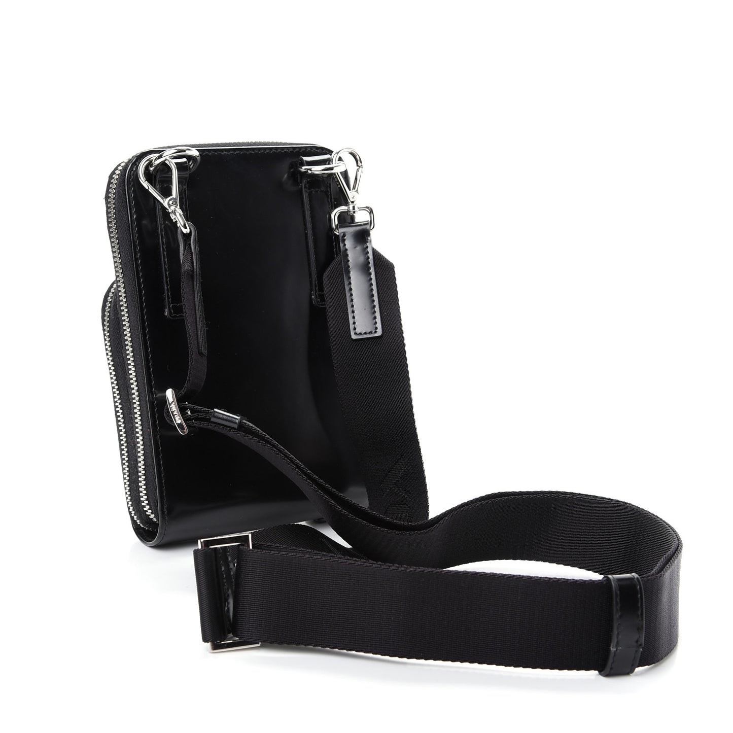 Spazzolato Smartphone Case Crossbody Black