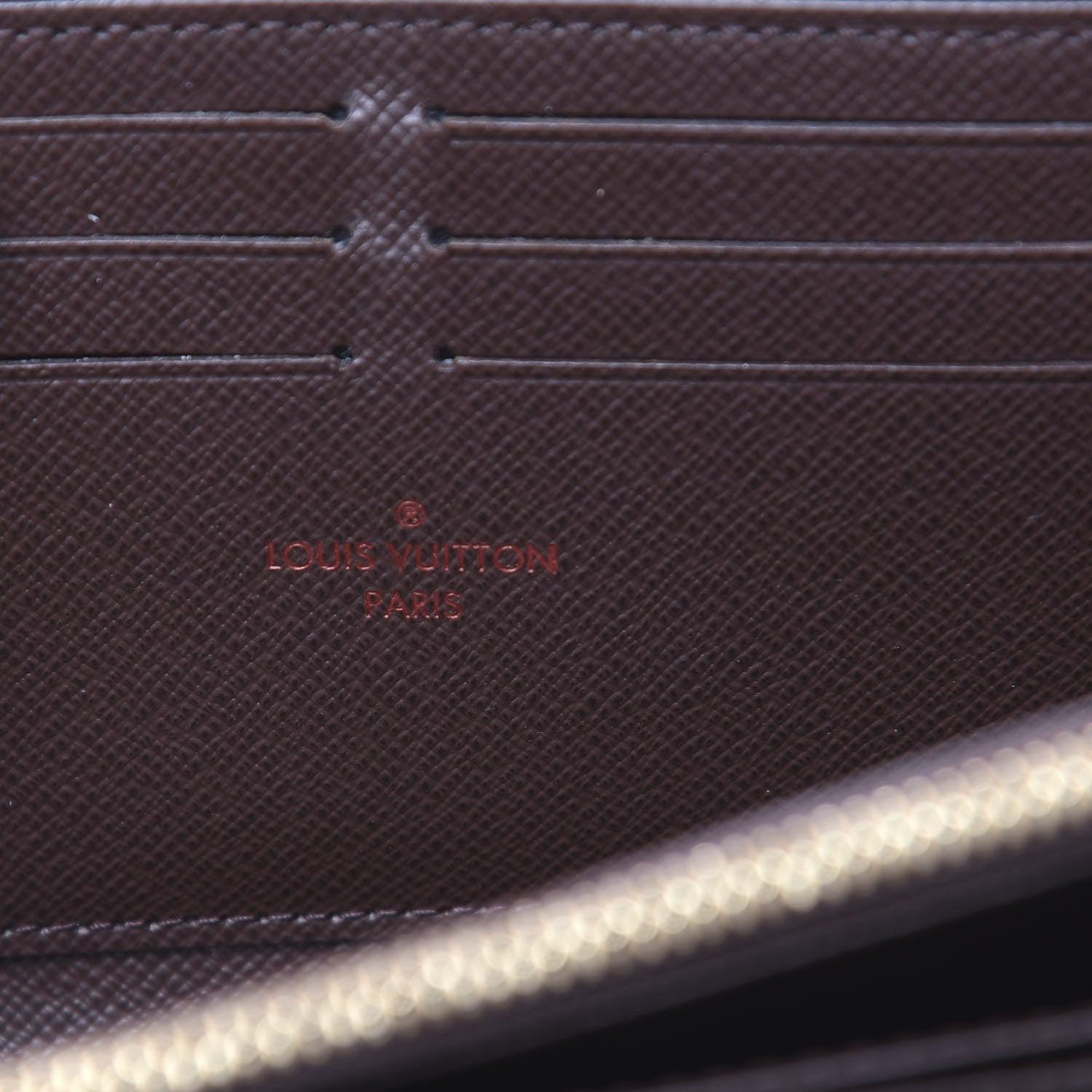 Louis Vuitton Damier Ebene Zippy Wallet 5 of 10