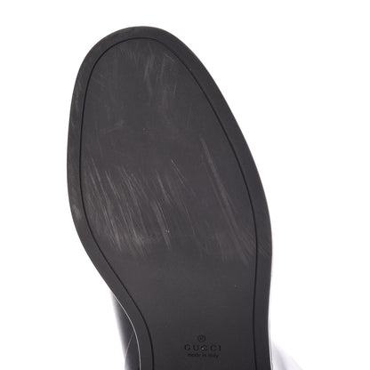 Gucci Calfskin Tess Horsebit Ankle Boots 42 Black 9 of 15