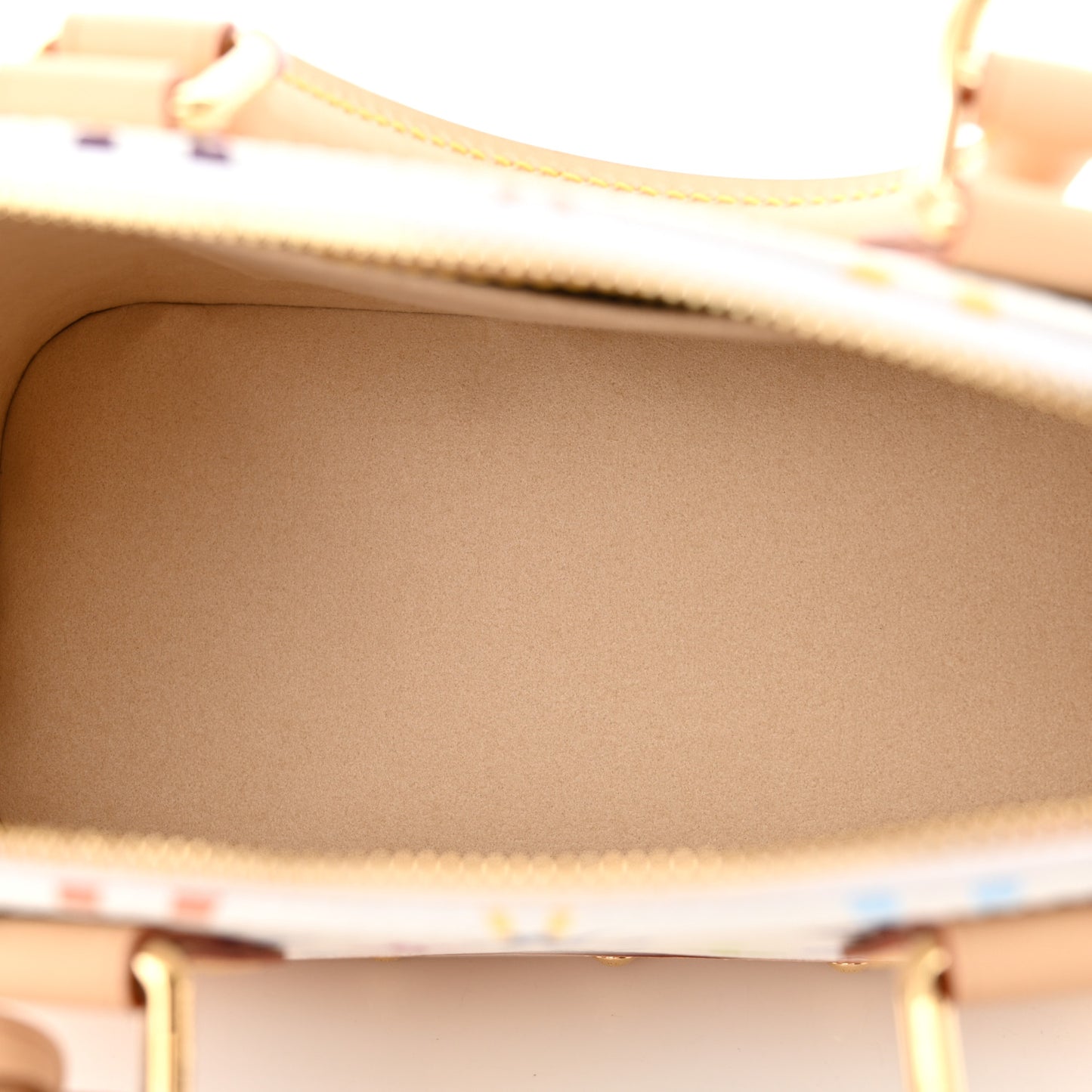 LV x TM Monogram Multicolor Alma BB White