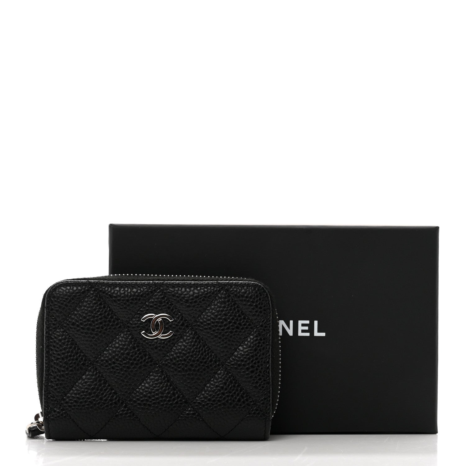 Chanel Caviar Quilted Classic Zipped Coin Purse Black 8 of 8