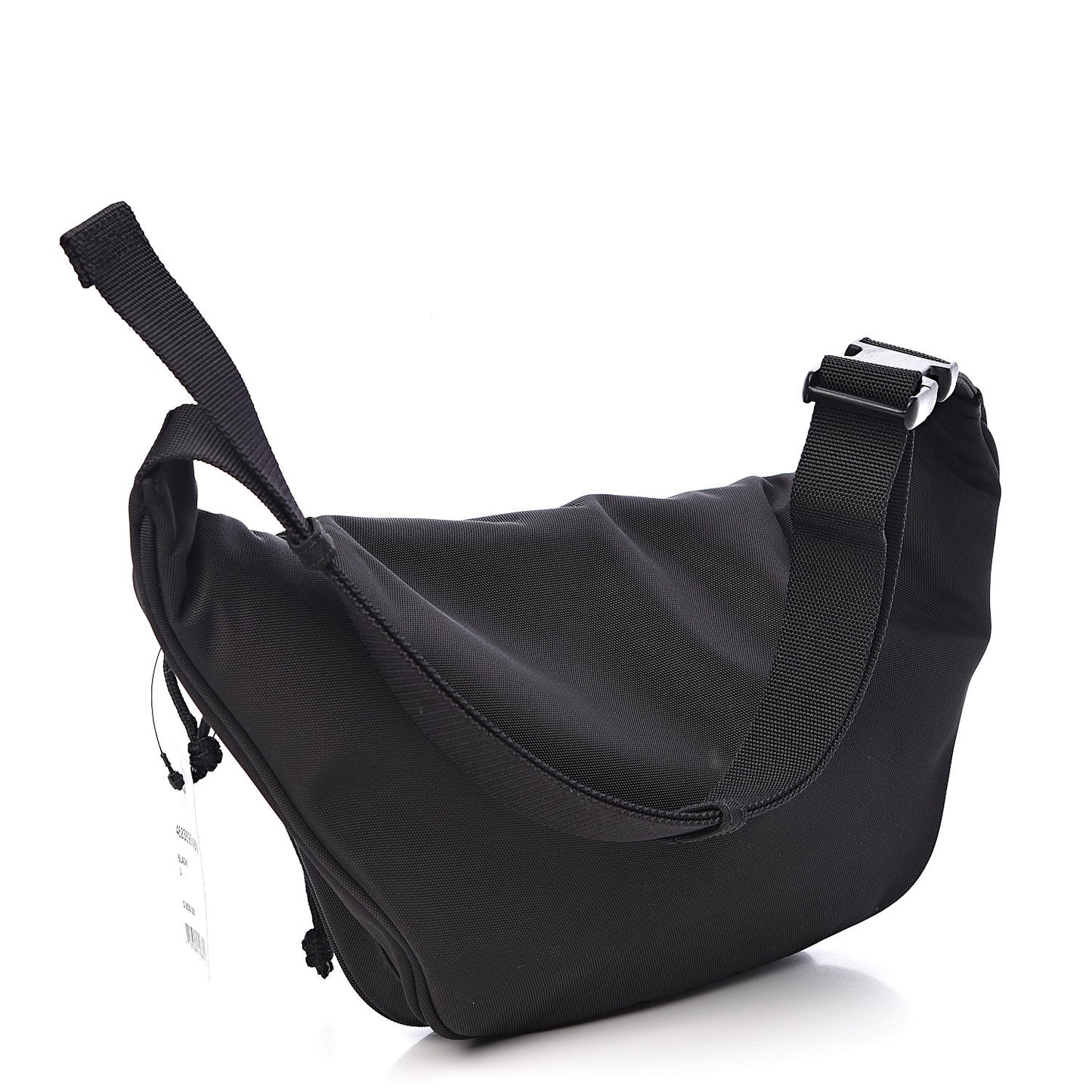 Nylon Crest Logo Embroidered Explorer Beltpack Black