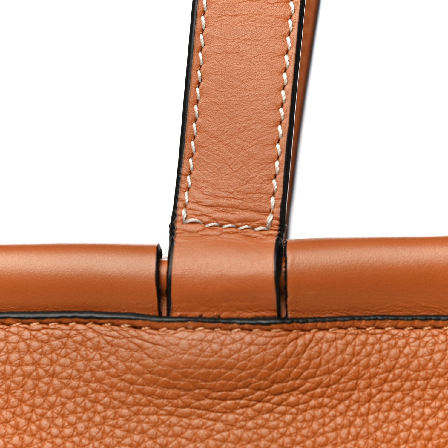 Loewe Grained Calfskin Cushion Tote Tan 20 of 23