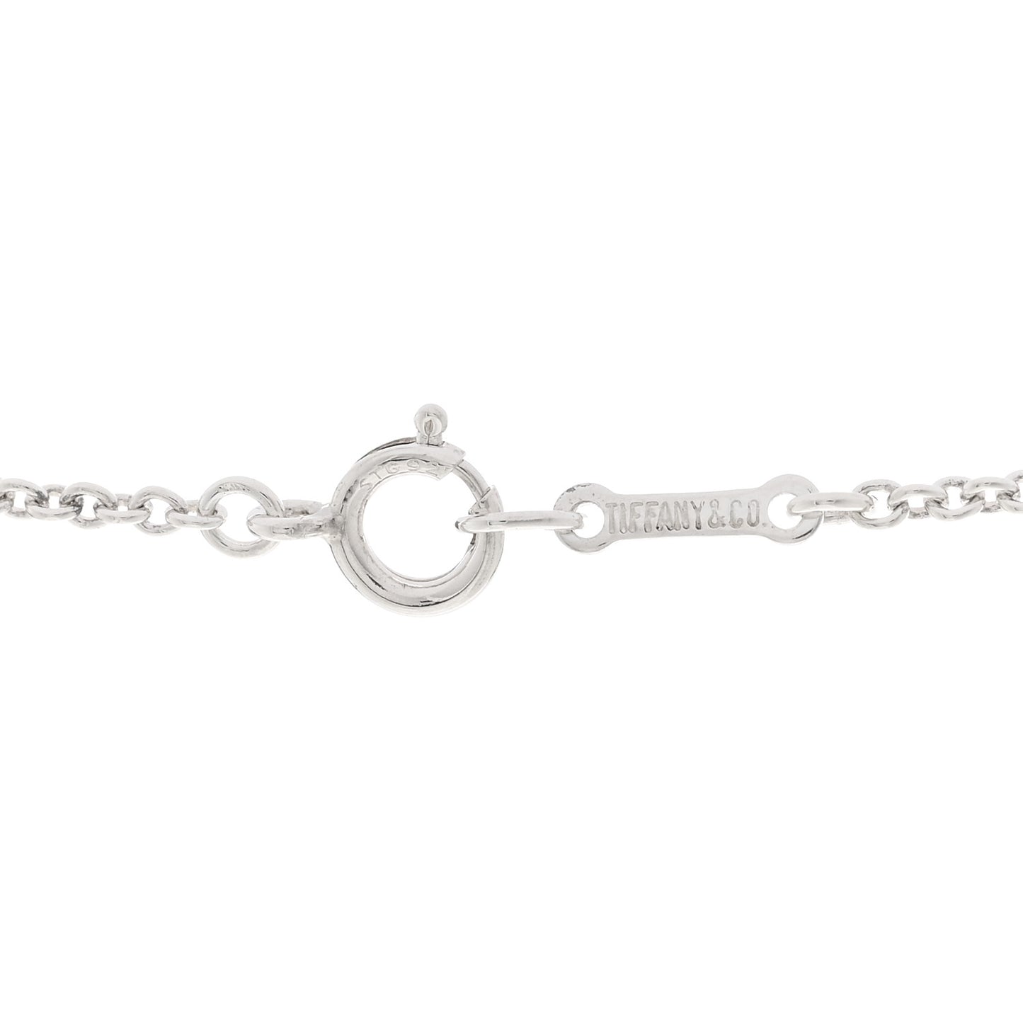 Sterling Silver Large Elsa Peretti Apple Pendant Necklace