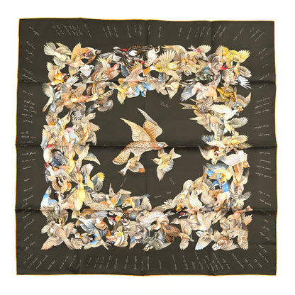 Hermes Silk Carre L’Intrus 90 Scarf Green 1 of 3