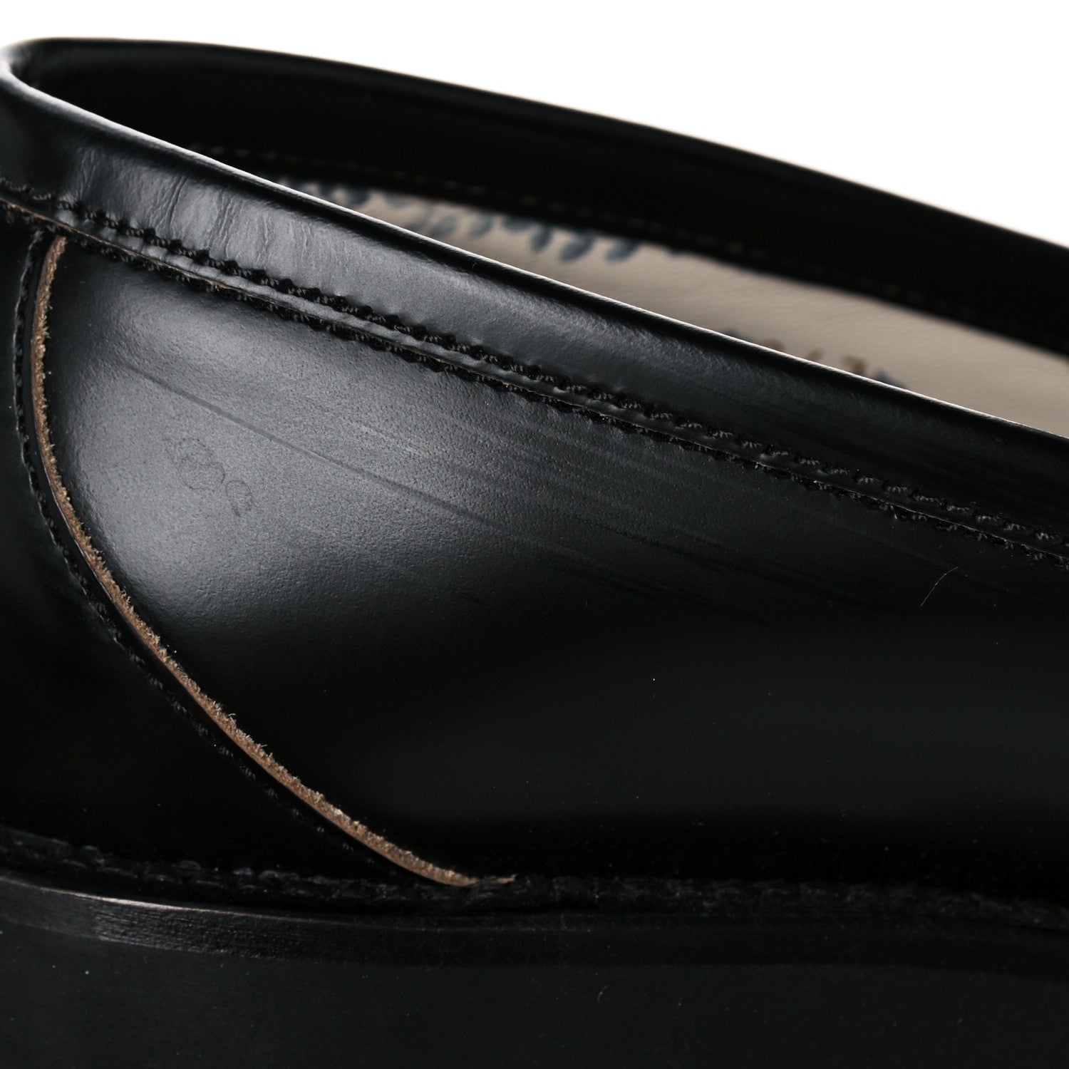 Gucci Cordovan Lux Womens Harald Horsebit 25mm Platform Loafers 38 Black 11 of 19