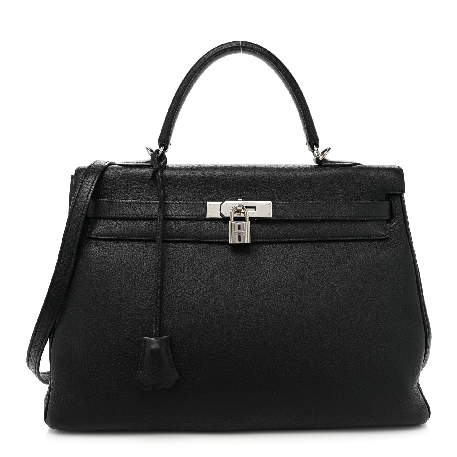 Hermes Taurillon Clemence Kelly Retourne 35 Black 1 of 16