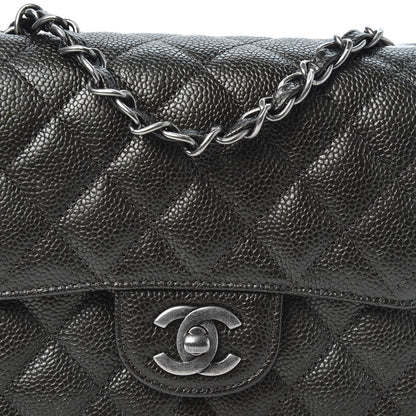 Chanel Caviar Quilted Mini Square Flap Charcoal 9 of 10