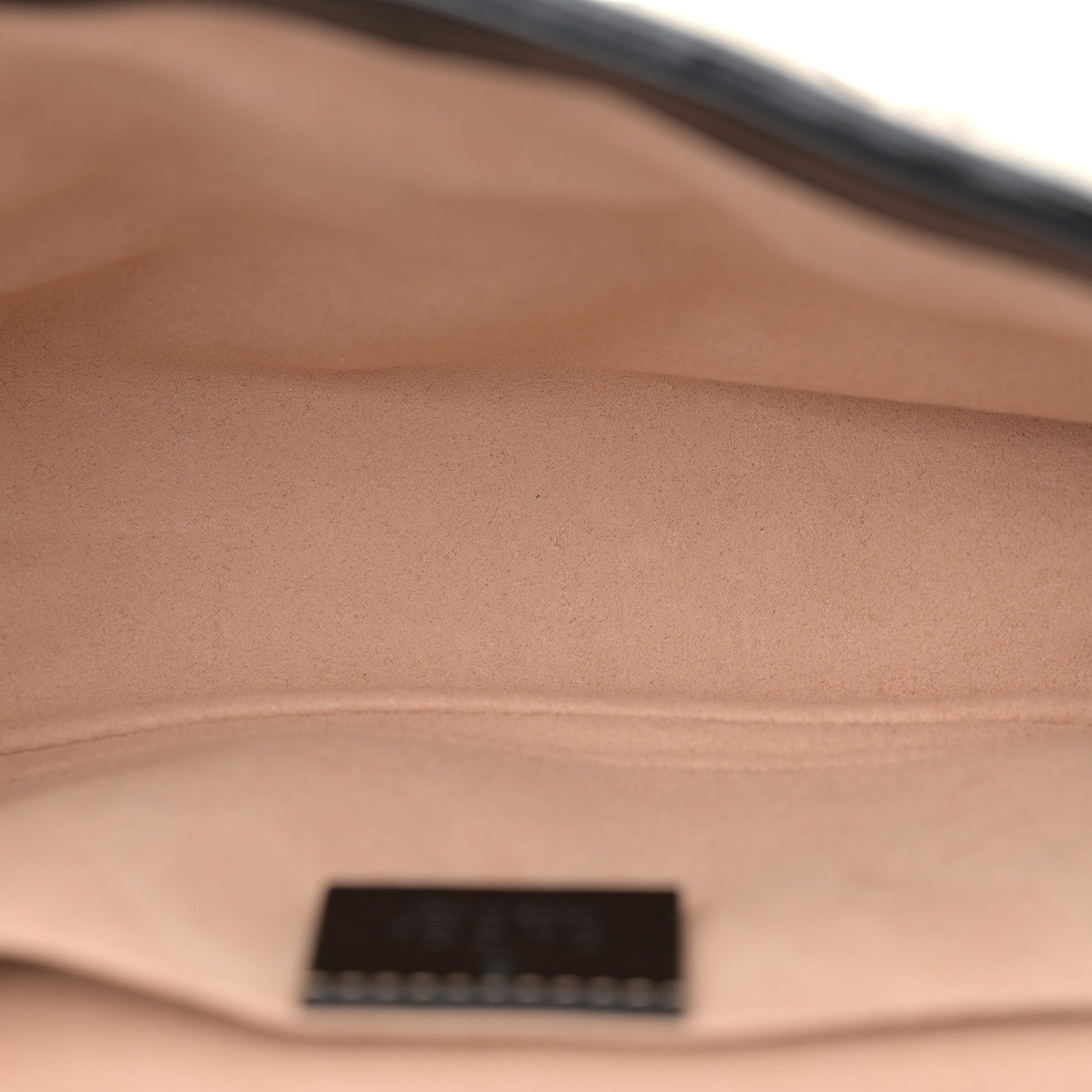 Gucci Monogram Matelasse Diagonal Mini GG Marmont Shoulder Bag Beige Black 5 of 10