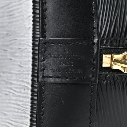 Louis Vuitton Epi Alma PM Black 7 of 9