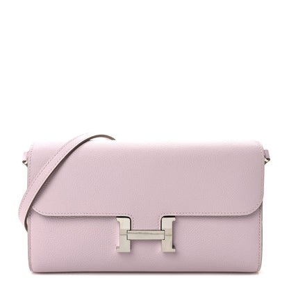 Hermes Evercolor Constance Wallet To Go Mauve Pale 1 of 8