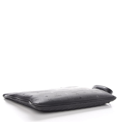 MCM Coated Canvas Studded Pouch Black 4 of 8