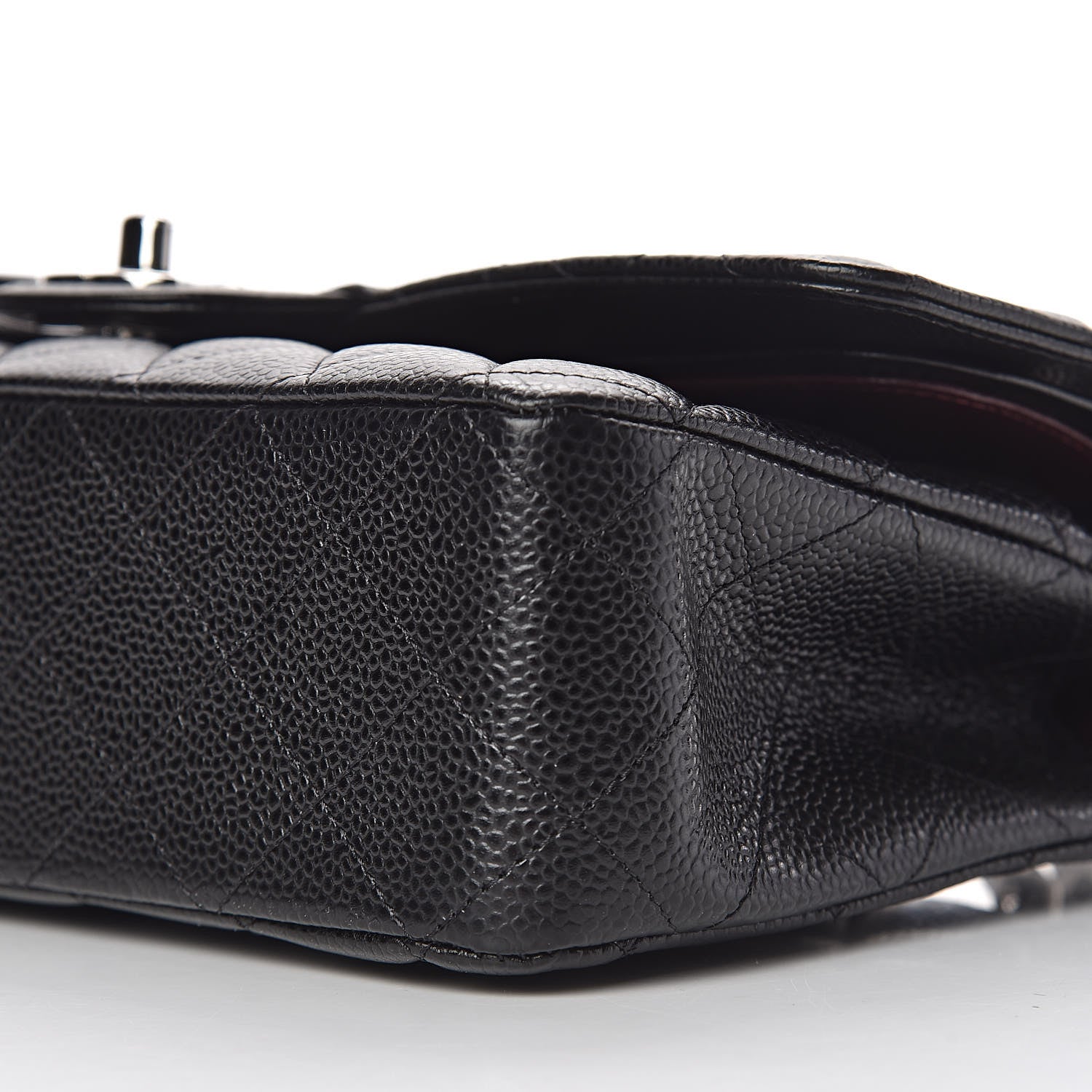 Chanel Caviar Quilted Medium Double Flap Black 9 of 11