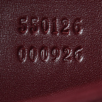 Gucci Suede Medium Arli Flap Shoulder Bag Vintage Bordeaux 9 of 16