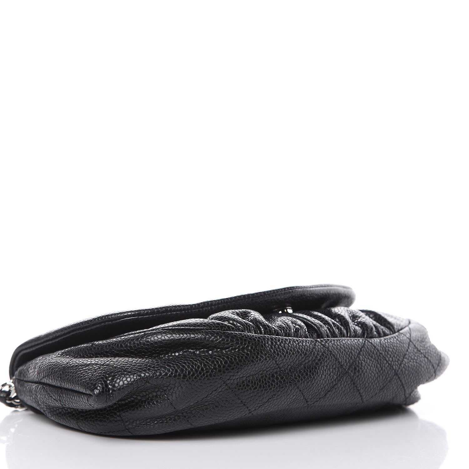 Chanel Caviar Half Moon Wallet On Chain WOC Black 4 of 11