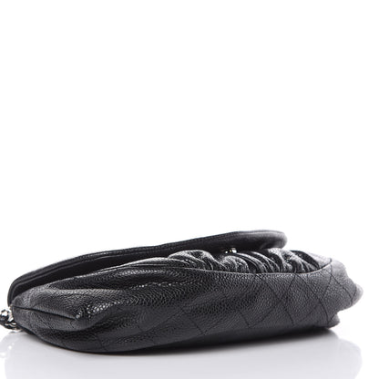 Chanel Caviar Half Moon Wallet On Chain WOC Black 4 of 11
