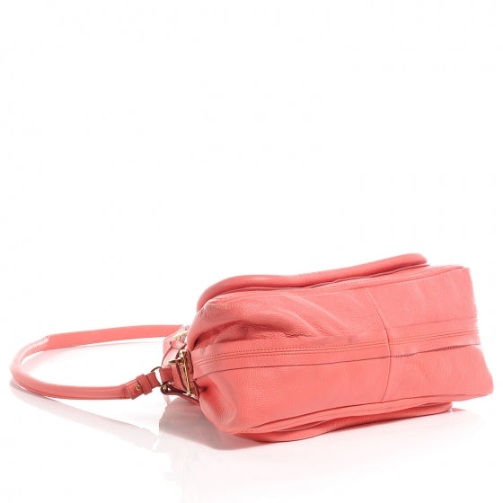 Chloe Calfskin Medium Paraty Coral 4 of 15
