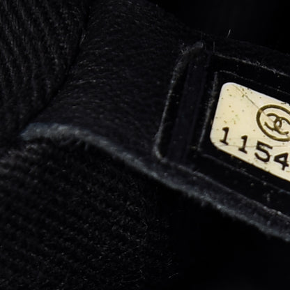 Chanel Calfskin Stitched Expandable Flap Black 8 of 12