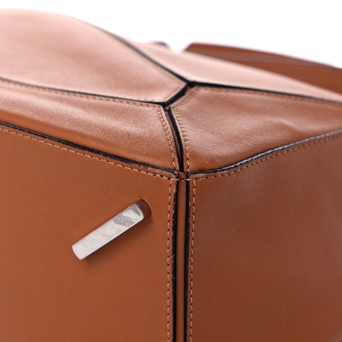 Calfskin Medium Puzzle Bag Tan