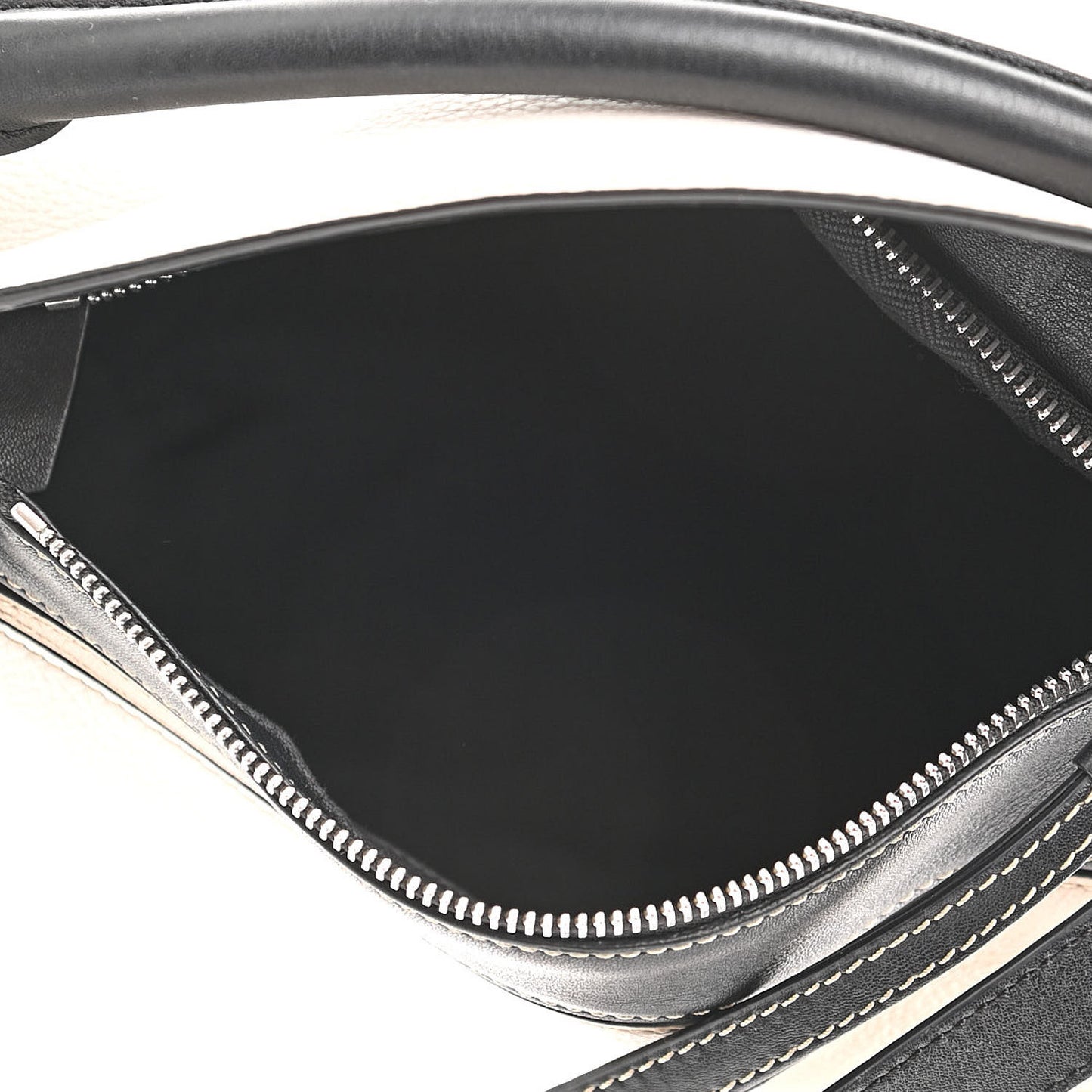 Calfskin Small Puzzle Bag Black Taupe