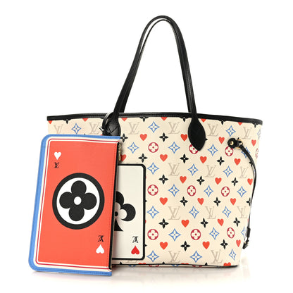 Louis Vuitton Game On Neverfull MM White 3 of 9