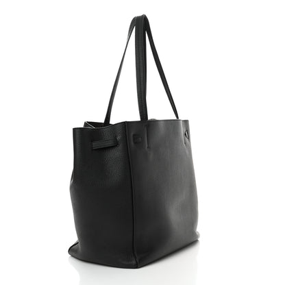 Celine Soft Grained Calfskin Small Belt Cabas Phantom Grey 3 of 15