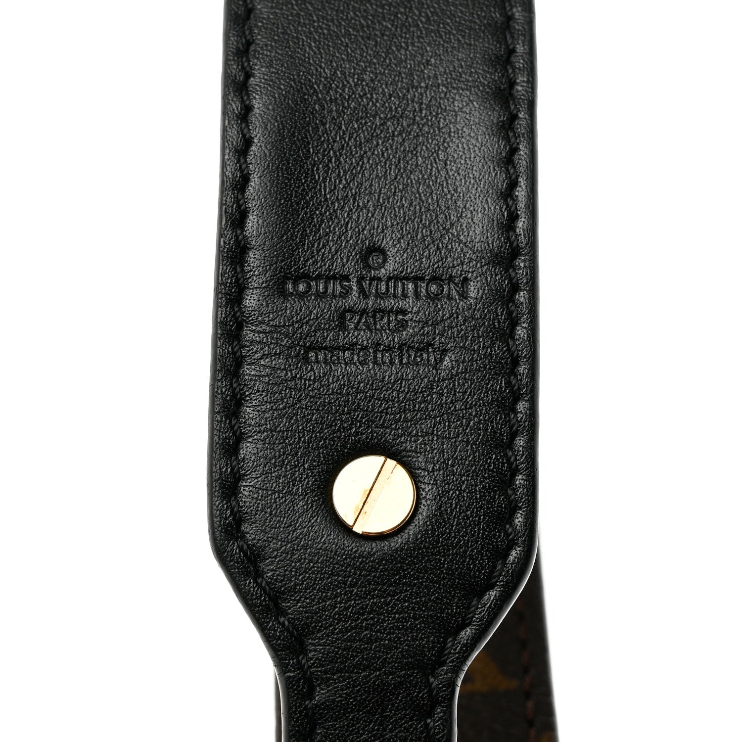 Louis Vuitton Monogram Bandouliere Shoulder Strap XL Black 3 of 7