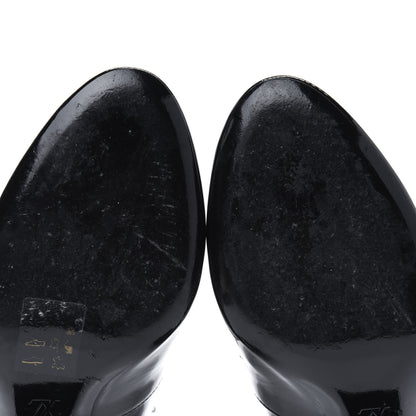 Louis Vuitton Patent Uniformes Silhouette Ankle Boots 37 Black 17 of 18