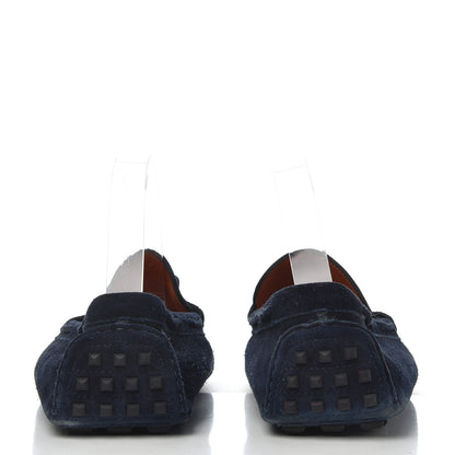 Hermes Suede Mens Irving Moccasin Loafers 43 Dark Blue 6 of 9