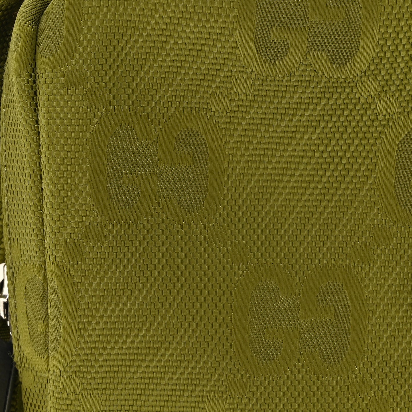 Econyl Nylon Monogram Off The Grid Large Belt Bag Green