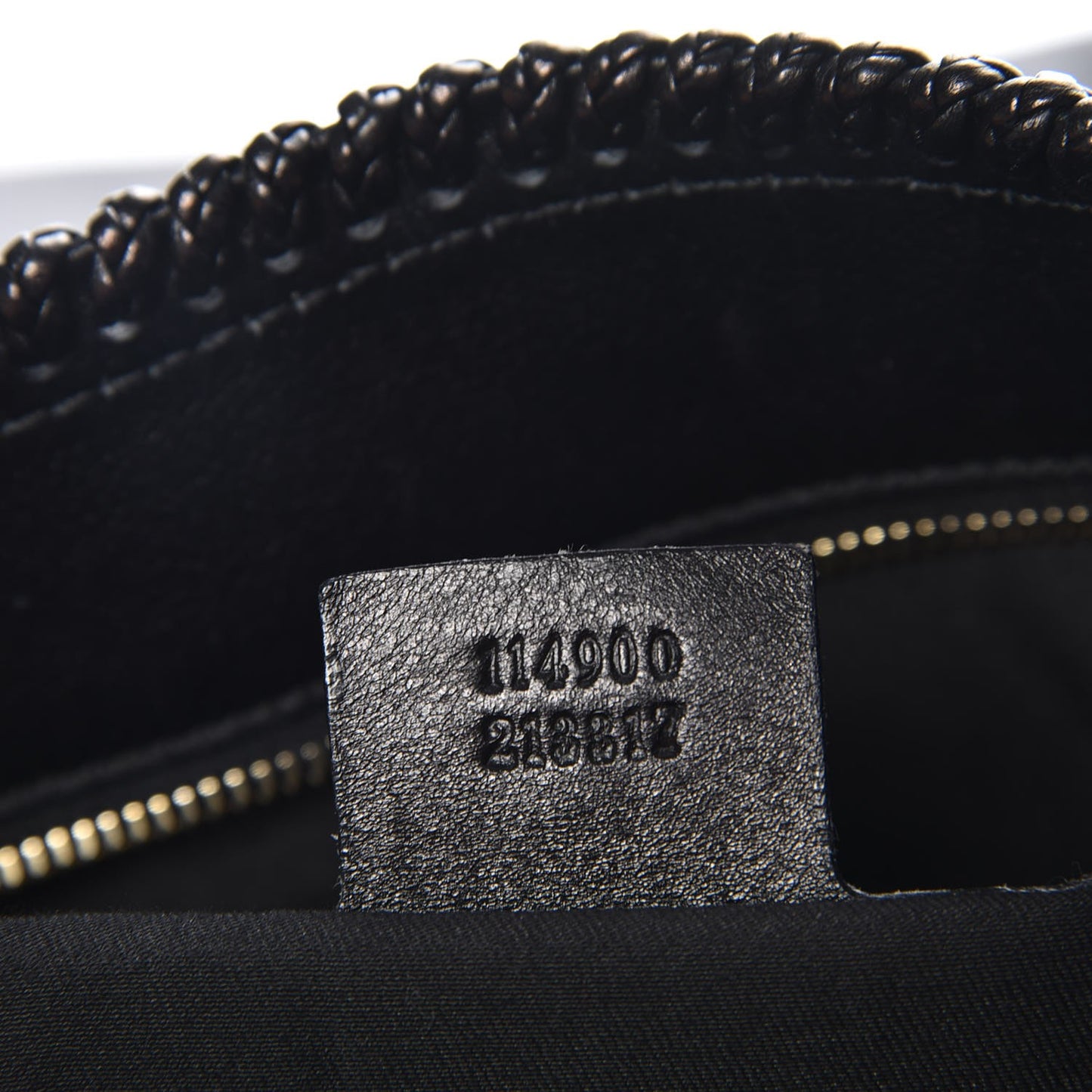 Calfskin Large Horsebit Chain Hobo Black