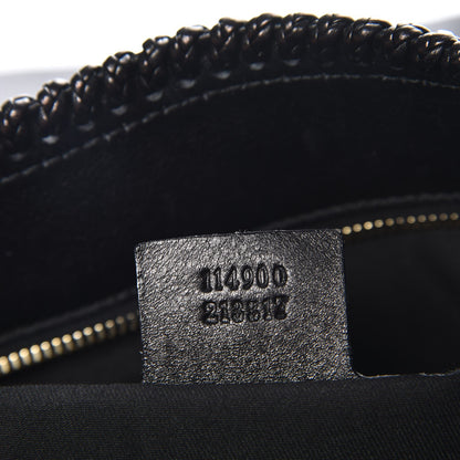 Gucci Calfskin Large Horsebit Chain Hobo Black 7 of 8