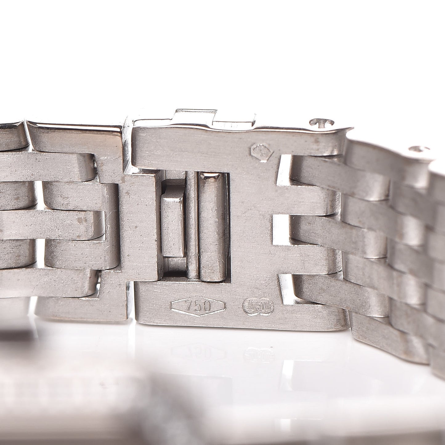 18K White Gold Diamond Bezel 16mm Mark Coupe Quartz Watch
