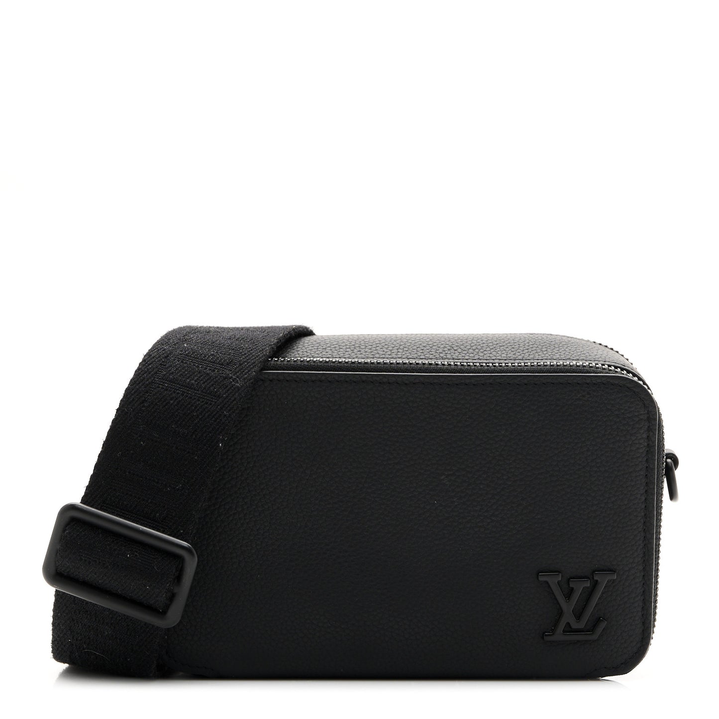 Calfskin Aerogram Alpha Wearable Wallet Black