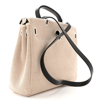 Hermes Vache Hunter Criss Viking Herbag Zip Retourne PM 31 Natural Black 3 of 10