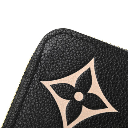 Louis Vuitton Empreinte Monogram Giant Zippy Wallet Black Beige 7 of 8