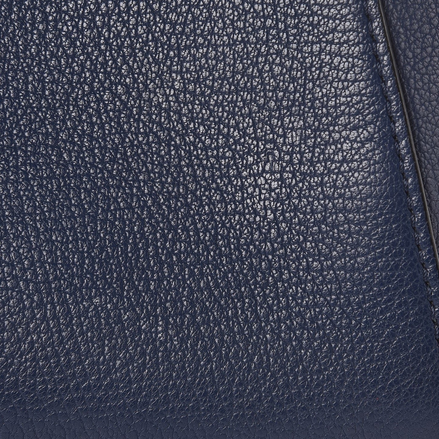 Sugar Goatskin Small Antigona Beauty Wristlet Navy