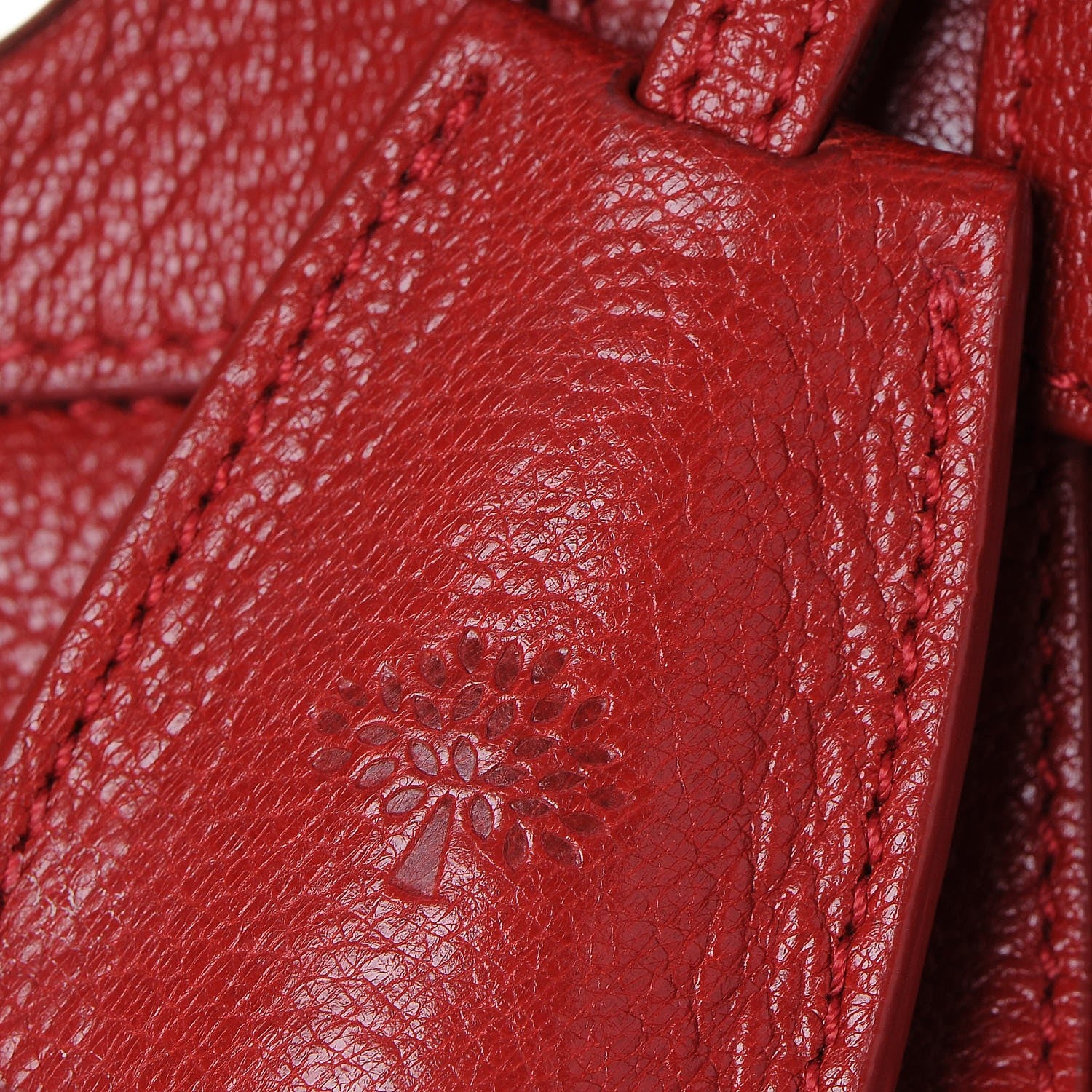 Mulberry Goatskin Small Bayswater Red 7 of 18