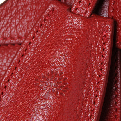 Mulberry Goatskin Small Bayswater Red 7 of 18